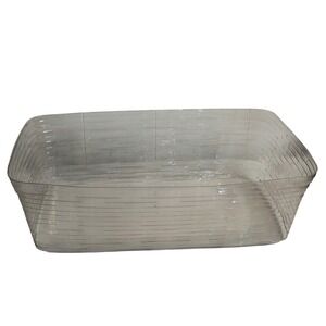 VTG Longaberger Basket Protector Clear Plastic Rectangle Insert Liner Durable